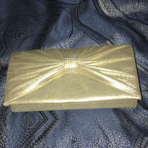 NWT gold clutch - Picture 2 of 5